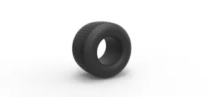 Diecast Dirt Sprint racing tire Scale 1:25