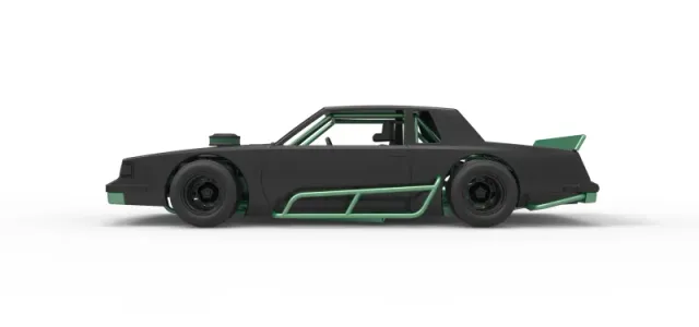 Diecast vintage Asphalt Modified stock car Scale 1:25 — Фото 7 из 31