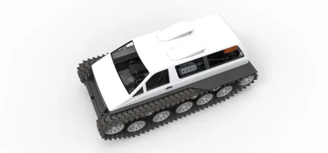 Vintage Monster tank Version 6 Scale 1:25 — Image 4 of 30