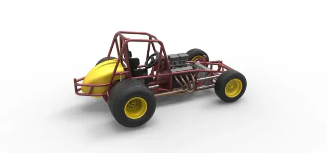 Vintage Sprint car Base Scale 1:25 — Фото 20 из 30