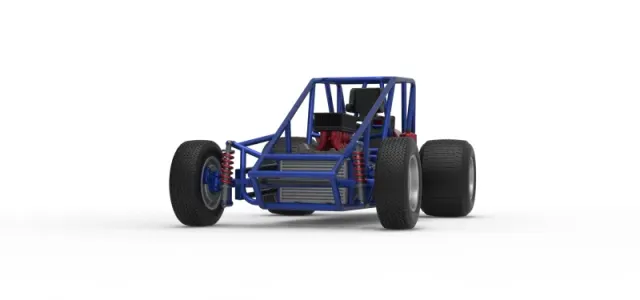 Dirt Silver Crown Car Base Scale 1:25 — Фото 6 из 30