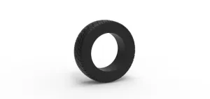 Race tire 10 Scale 1:25