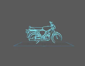 Simson - S51 Wall Art