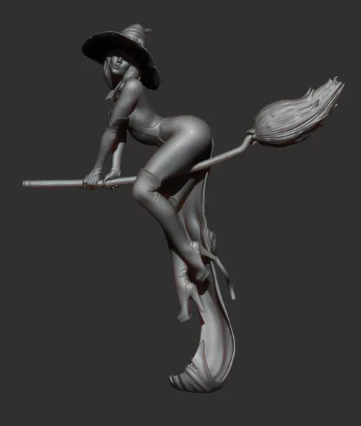 Waifu - Witch Model Print3D — Фото 2 из 4