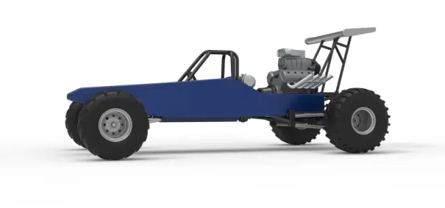 Vintage Mud dragster Scale 1:25 — Фото 2 из 26