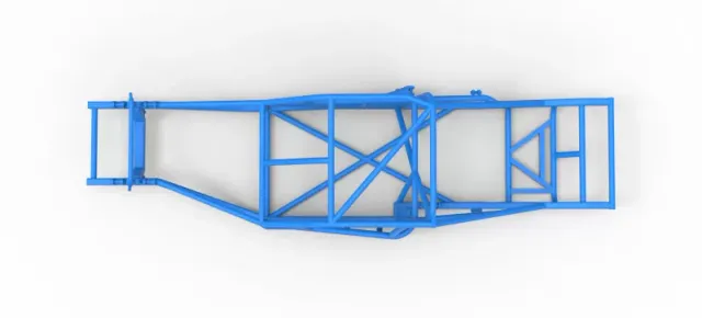 Frame of Vintage Asphalt Modified stock car Version 3 Scale 1:25 — Фото 9 из 20