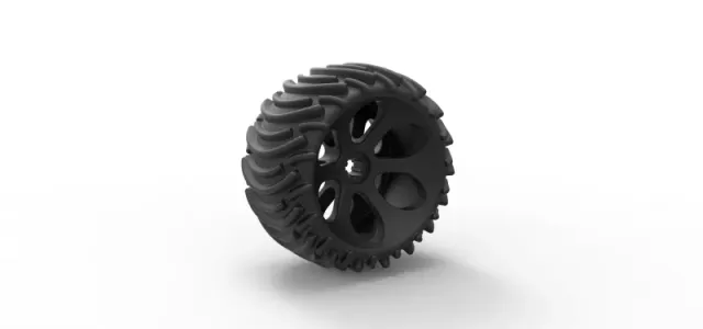 Diecast Offroad wheel 1 — Фото 4 из 5