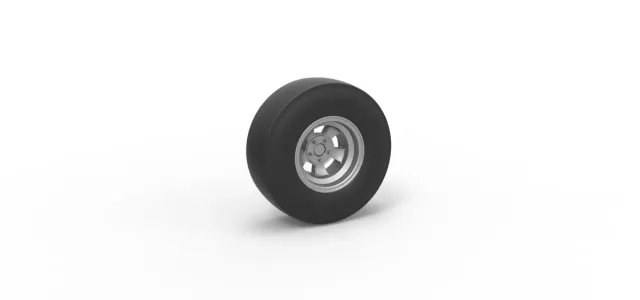 Rear wheel of vintage dragster Scale 1:25 — Фото 12 из 12