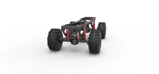 Chassis of Wheel Standing Mega Truck Scale 1:25 — Фото 5 из 23