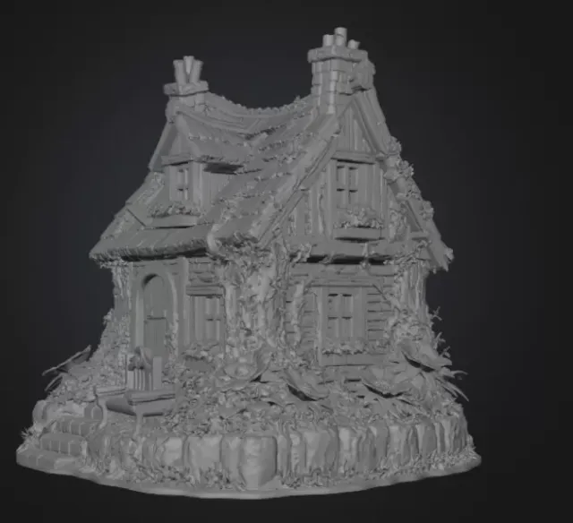 Cozy Fantasy House STL for 3D Printing — Image 9 of 10