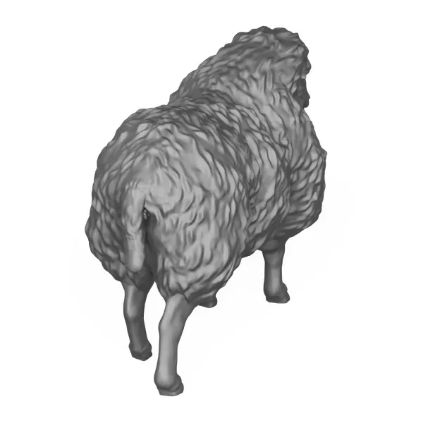 Standing Sheep 3D Print Model — Image 3 of 7
