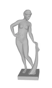 Greek maiden statue