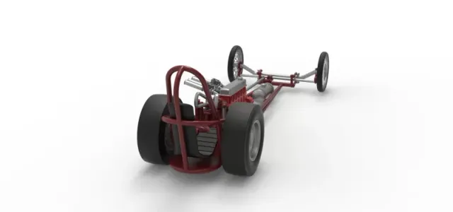 Vintage Front engine dragster Base Version 6 Scale 1:25 — Image 18 of 30