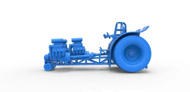 Diecast Pulling tractor with 3 engines V8 Version 4 1:25 — Фото 18 из 31
