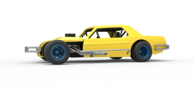 Vintage Asphalt Modified stock car V8 Scale 1:25 — Фото 2 из 30