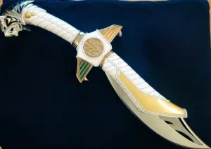 White Ranger Sword 3D Printed Prop