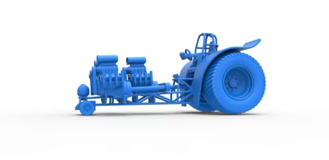 Diecast Pulling tractor with 3 engines V8 Version 4 1:25 — Фото 14 из 31