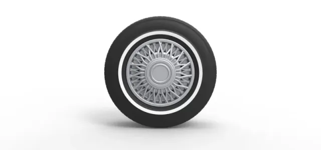 Diecast wire wheel 4 Scale 1 to 10 — Фото 5 из 6