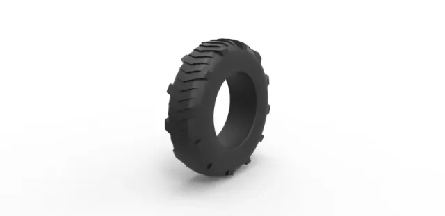Diecast pulling tractor rear tire 8 Scale 1:25 — Фото 2 из 9