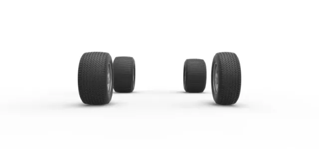 Wheel Set of Southern Wing Modified Stock car Scale 1:25 — Фото 4 из 14