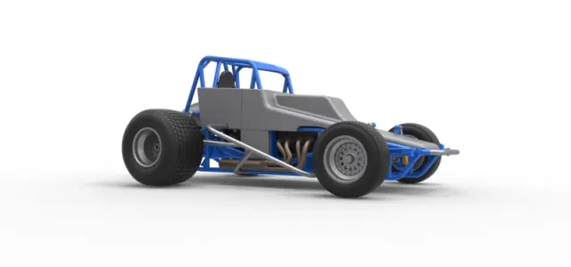 Vintage Sprint car Scale 1:25 — Фото 23 из 30