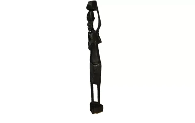 African Figurine Woman Carrying Water — Фото 3 из 4