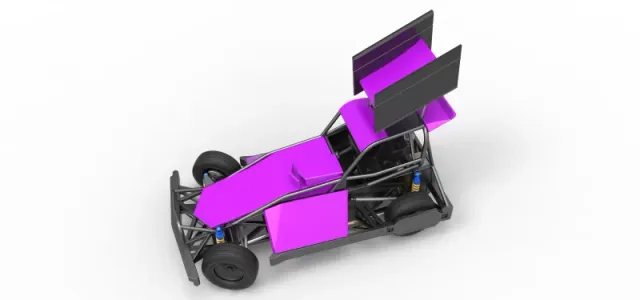 New Zealand Superstock car while turning Version 2 Scale 1:25 — Фото 3 из 31