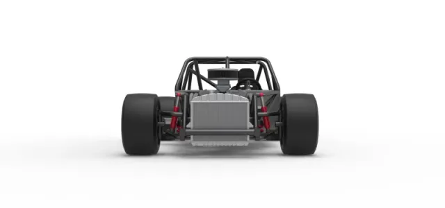 Vintage Asphalt Modified stock car Base V7 Scale 1:25 — Image 7 of 24