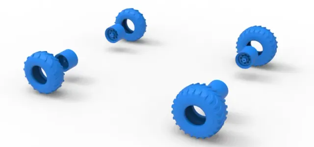 Wheel set of Mud dragster Version 3 Scale 1:25 — Image 12 of 14