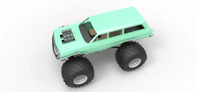 Vintage Monster Truck Scale 1:25 — Фото 4 из 21