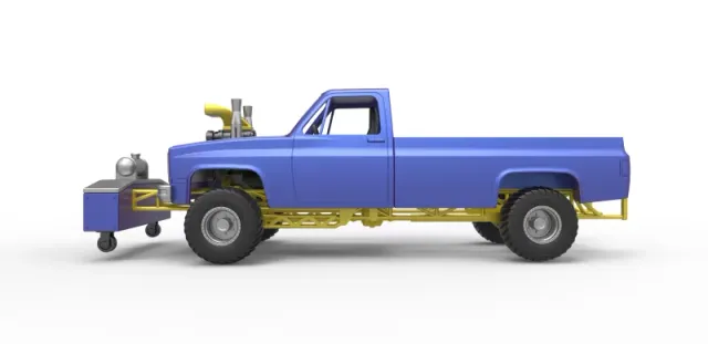 Diecast pulling truck 4wd Scale 1:25 — Фото 6 из 30