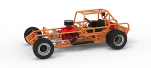 Vintage Dirt Modified stock car Base Version 8 Scale 1:25