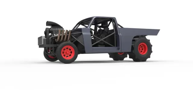 Diecast Dirt Dragster truck Scale 1:25 — Фото 2 из 31