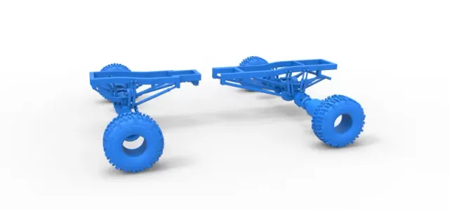 Chassis of Wheel Standing Mega Truck Scale 1:25 — Фото 16 из 23