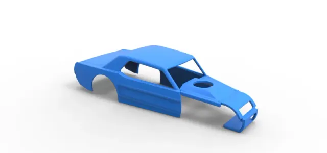 Shell of Vintage Asphalt Modified stock car V6 Scale 1:25 — Фото 18 из 22