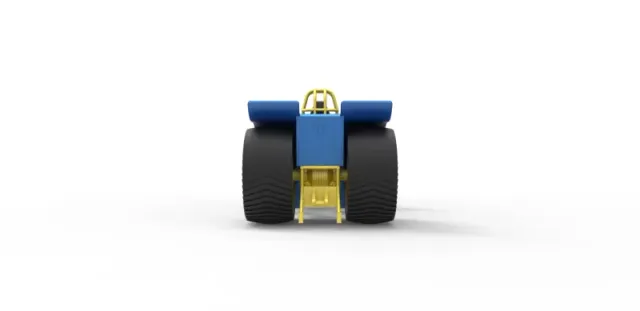 Diecast Pulling tractor with 4 engines V8 Version 6 Scale 1:25 — Image 11 of 31