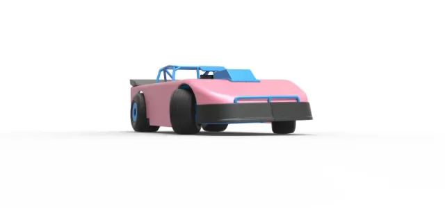 New Zealand Super Saloon race car while turning V2 Scale 1:25 — Фото 27 из 31