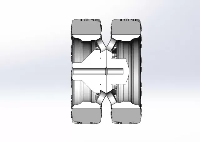 Diecast Rear semi wheel for pickup Version 15 Scale 1:25 — Image 11 of 12