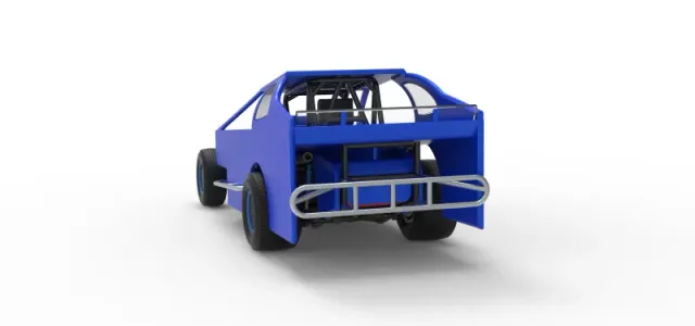 Northeast Dirt Modified stock car Version 2 Scale 1:25 — Фото 14 из 30