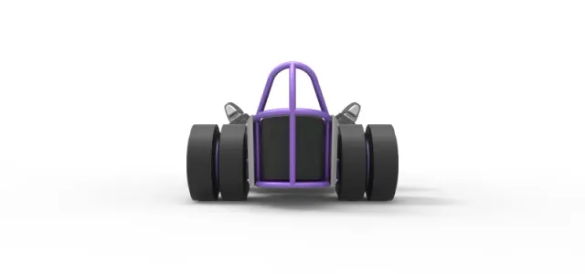 Diecast Front engine old school dragster with 2 V8 Scale 1:25 — Фото 11 из 30