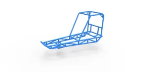 Diecast frame for old school water pumper Sand buggy 1:25