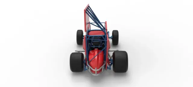 Winged Sprint car Version 2 Scale 1:25 — Фото 17 из 30