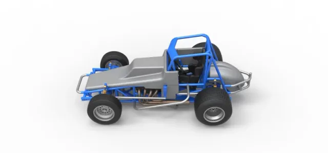 Vintage Sprint car Scale 1:25 — Фото 10 из 30