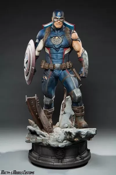 Hydra Captain America Statue Figure Print Model 3D STL — Фото 3 из 30