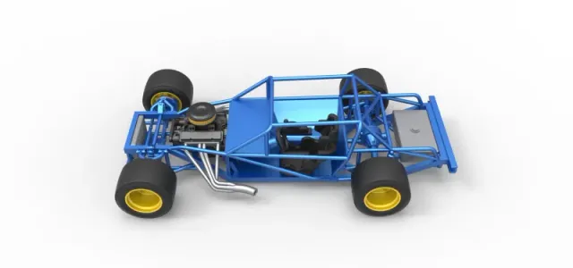 Vintage Asphalt Modified stock car Base Scale 1:25 — Image 10 of 29