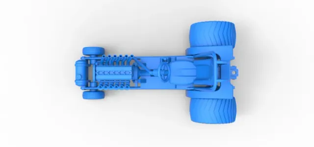 Diecast Mini Rod pulling tractor 9 Scale 1:25 — Image 20 of 31