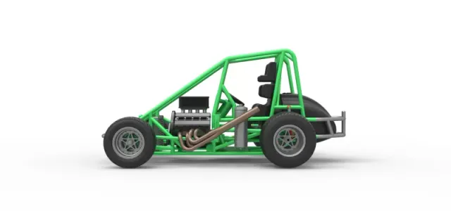 Midget car Base Scale 1:25 — Фото 9 из 30