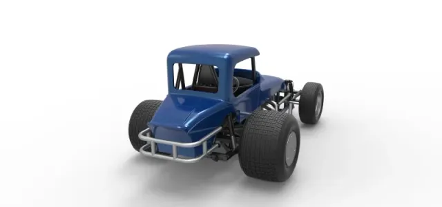 Vintage Sprint car Version 2 Scale 1:25 — Фото 18 из 31