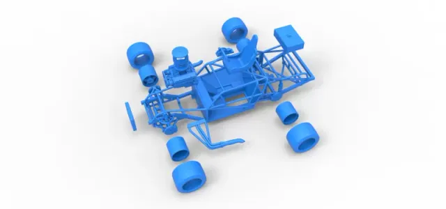 Vintage Asphalt Modified stock car Base V4 Scale 1:25 — Фото 23 из 30