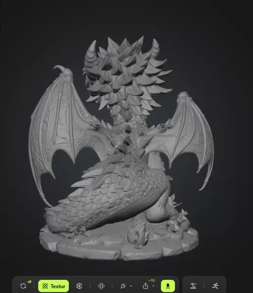 Blossom Baby Dragon STL File for 3D Print — Фото 13 из 15